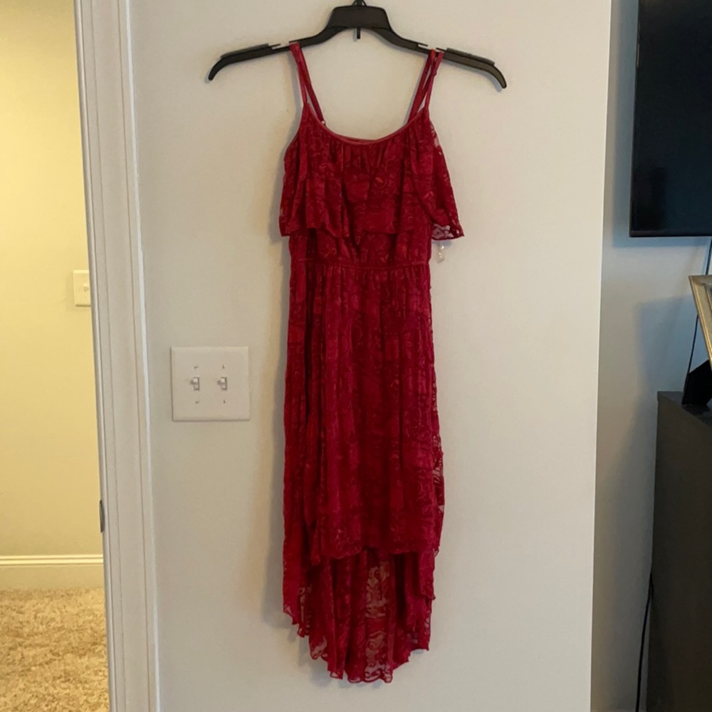 Lacy Red Dress. Size Small. Lightly Worn